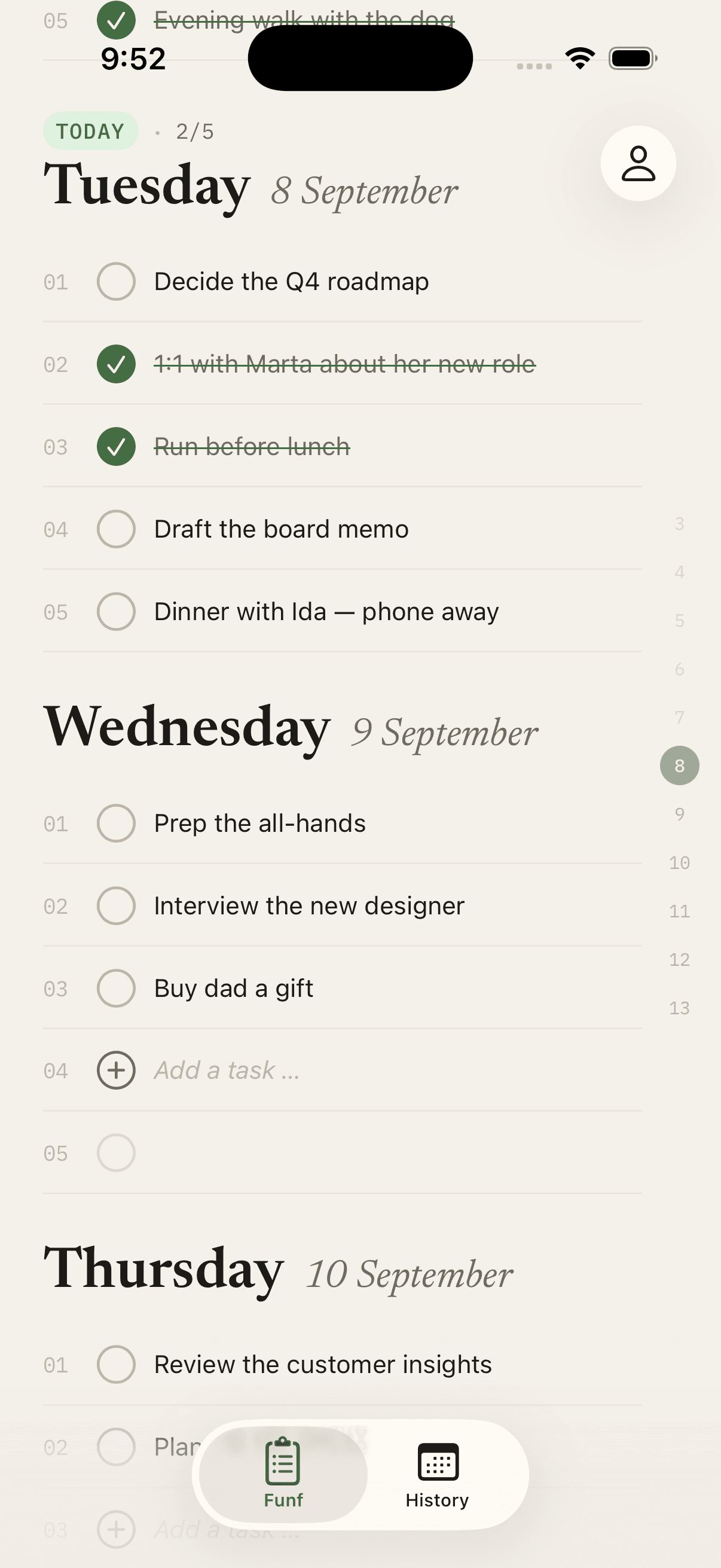 Funf for iPhone, today
